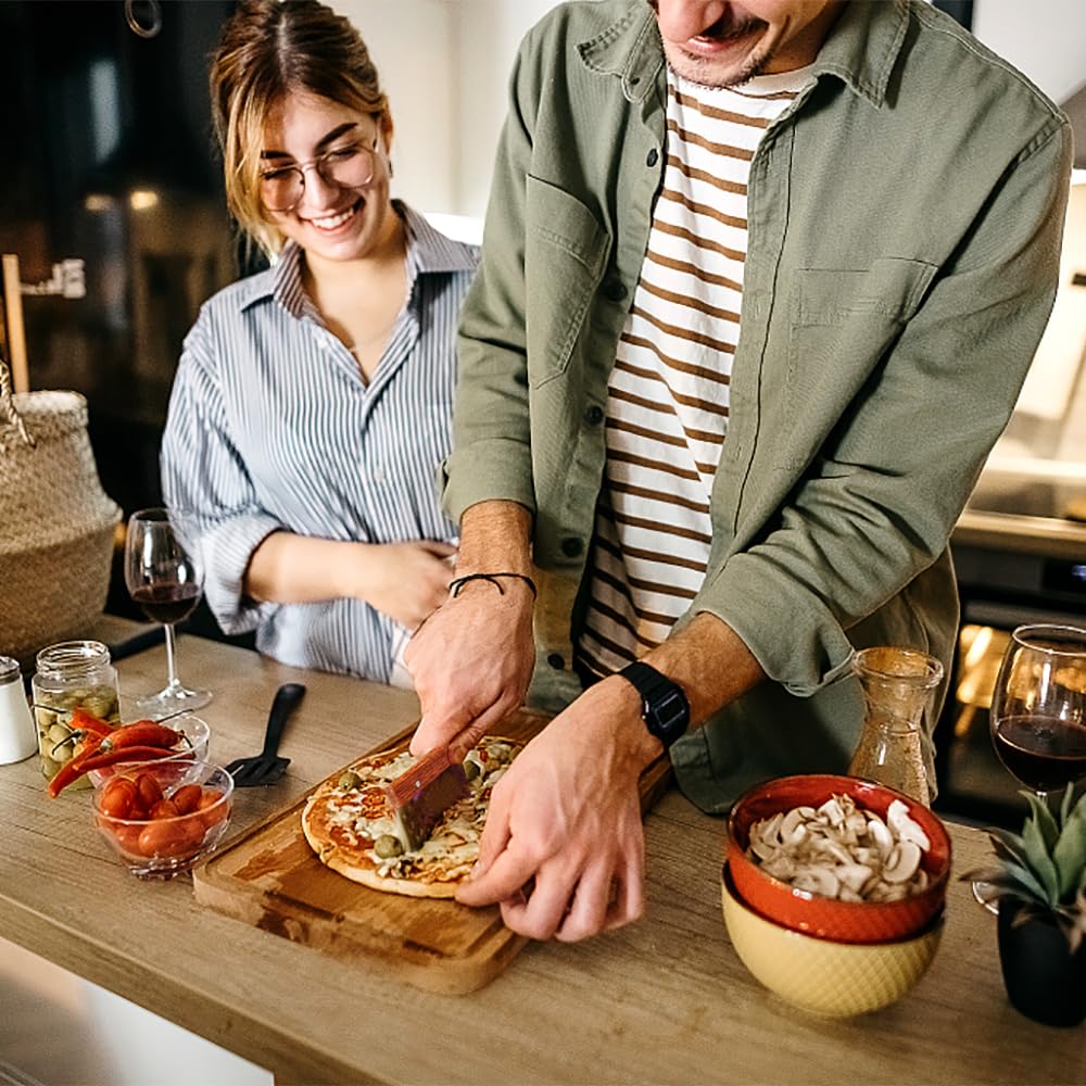 2 Raschietti Da Cucina In Acciaio Inox 15 Cm - Taglia Impasto Per Pasta, Pizza, Biscotti - Foto 13