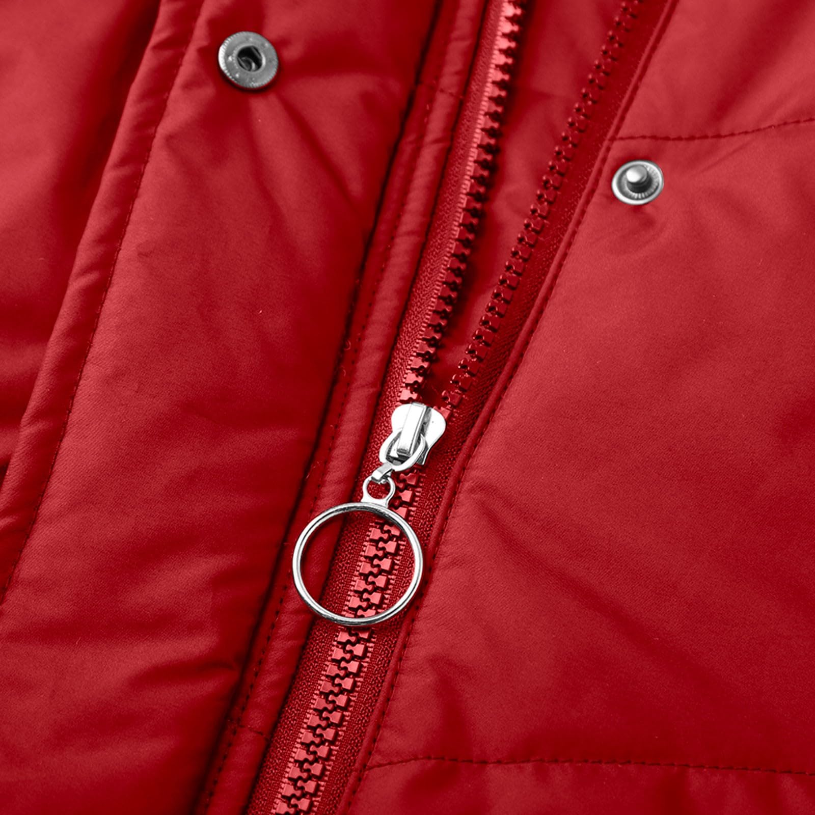 Chaquetas de invierno para mujer, abrigo largo acolchado con forro polar repelente al agua, chaqueta parka cálida con capucha, talla grande, cortavientos, manga larga, gabardina de otoño