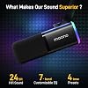 Micrófono dinámico MAONO PD100X USB/XLR para podcast en PC y gaming | Reducción de ruido, toque para silenciar, RGB personalizable, soporte de Maono Link, control de volumen y ganancia, soporte de escritorio, para grabación en computadora y reuniones USB, XLR 7