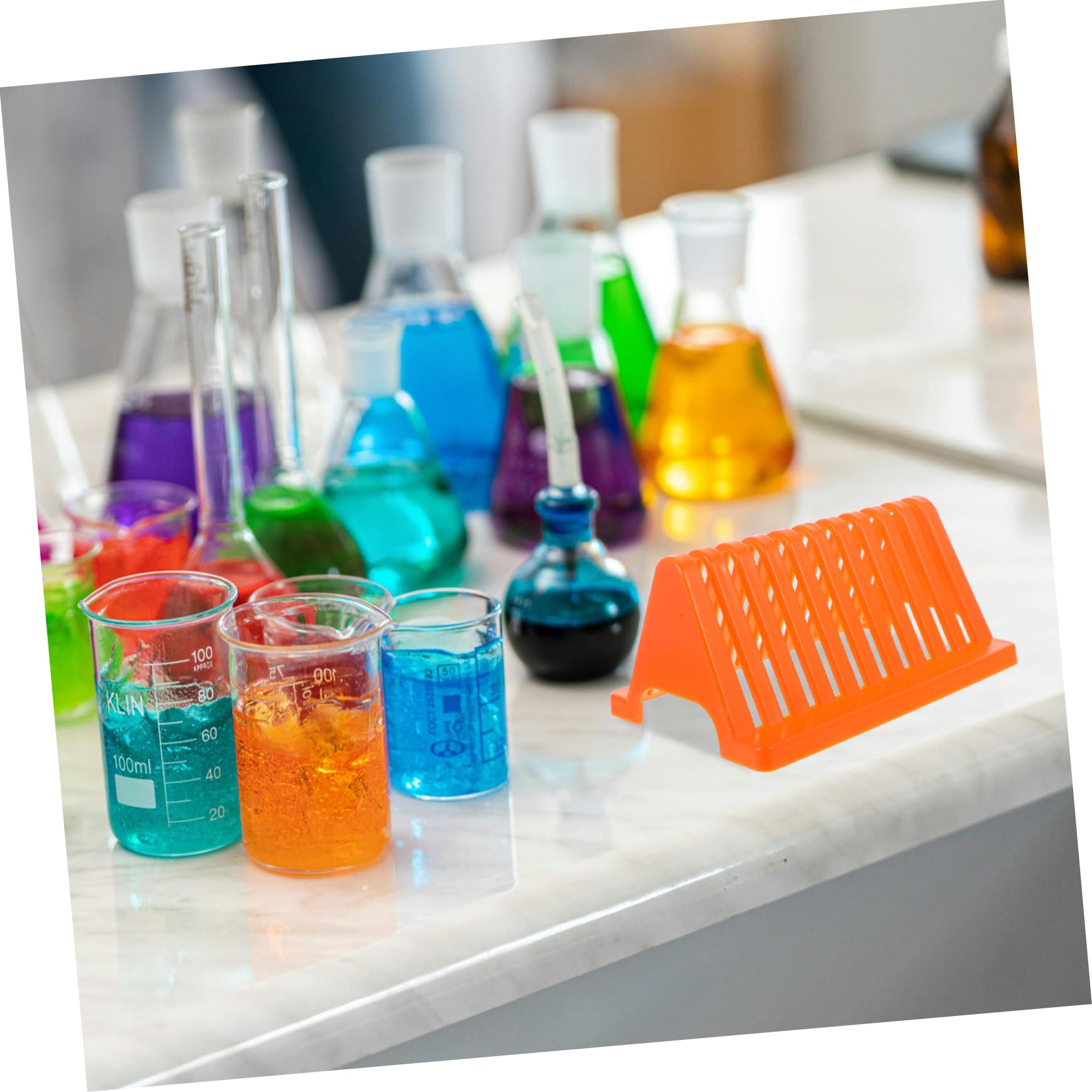 Lab Slide Drying Rack BELLIFFY Microscope Slides Storage Rack - Plastic ...