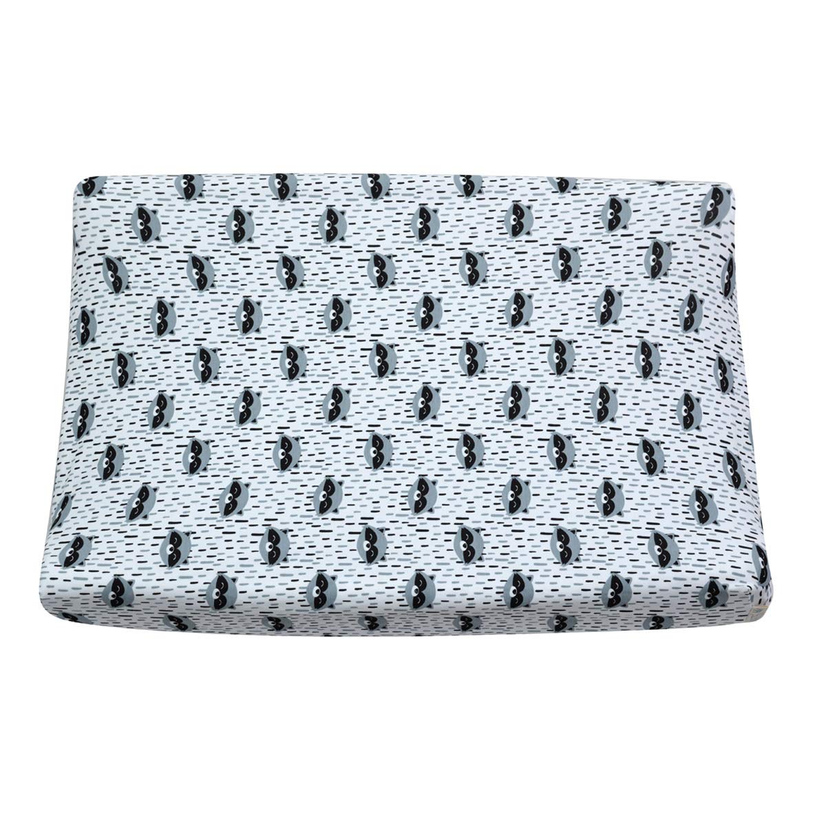 JYOKO KIDS Sábana para cambiador ajustable (RACCOON) 80 X 50 cm Algodón