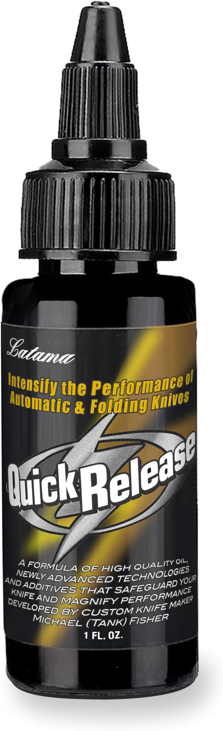 Quick Release Oil Generous 1 oz. Bottle with .010 Diameter Orifice Tip