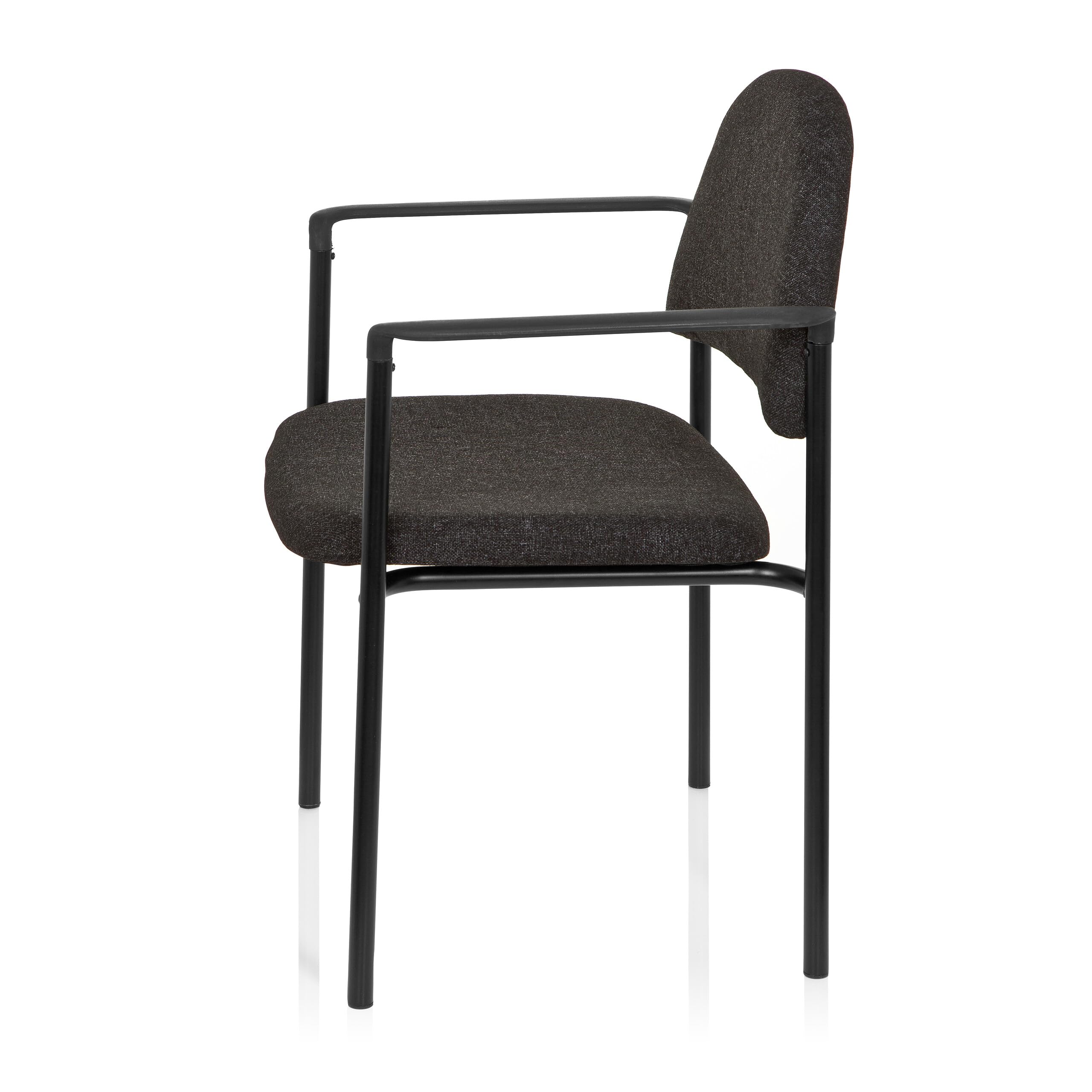 HJH Office 704331 conferenza rivestita XT 700 Riunioni con Braccioli, Visitatore, Tessuto Grigio