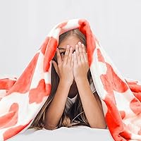 Vista 89 de Fleece Blanket King Size - Oversized Soft Plush Cow Print Throw, Full Size Blankets for Bed & Couch - Lightweight Cute Country Home Decor