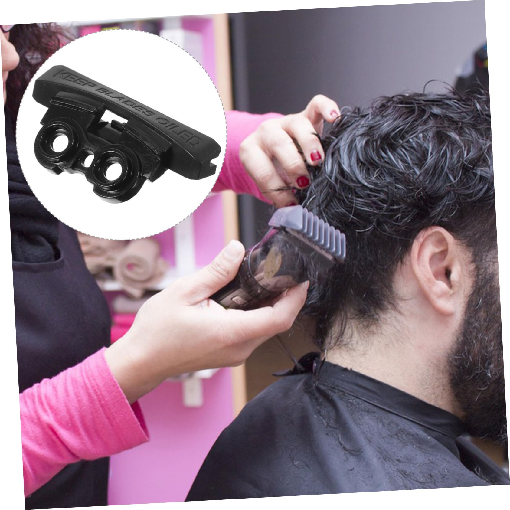 VICASKY 1Pc Hair Clipper Guide Cover Durable Electric Clipper Accessory for Easy Replacement Smooth Surface Design for Barbers and Home Use Selection