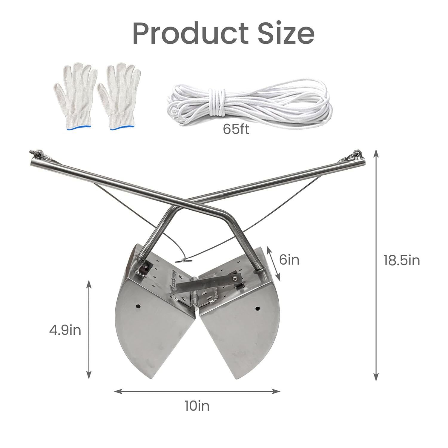 Sludge Sampler, Grab Bucket Sampler for Sediment Collection from Ponds, Lakes, and Rivers(3L)