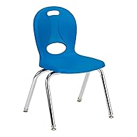 Vista 8 de Learniture LNT-110-CSW-AS Structure Series Sillas preescolares, rojo, verde, amarillo, azul (paquete de 4)