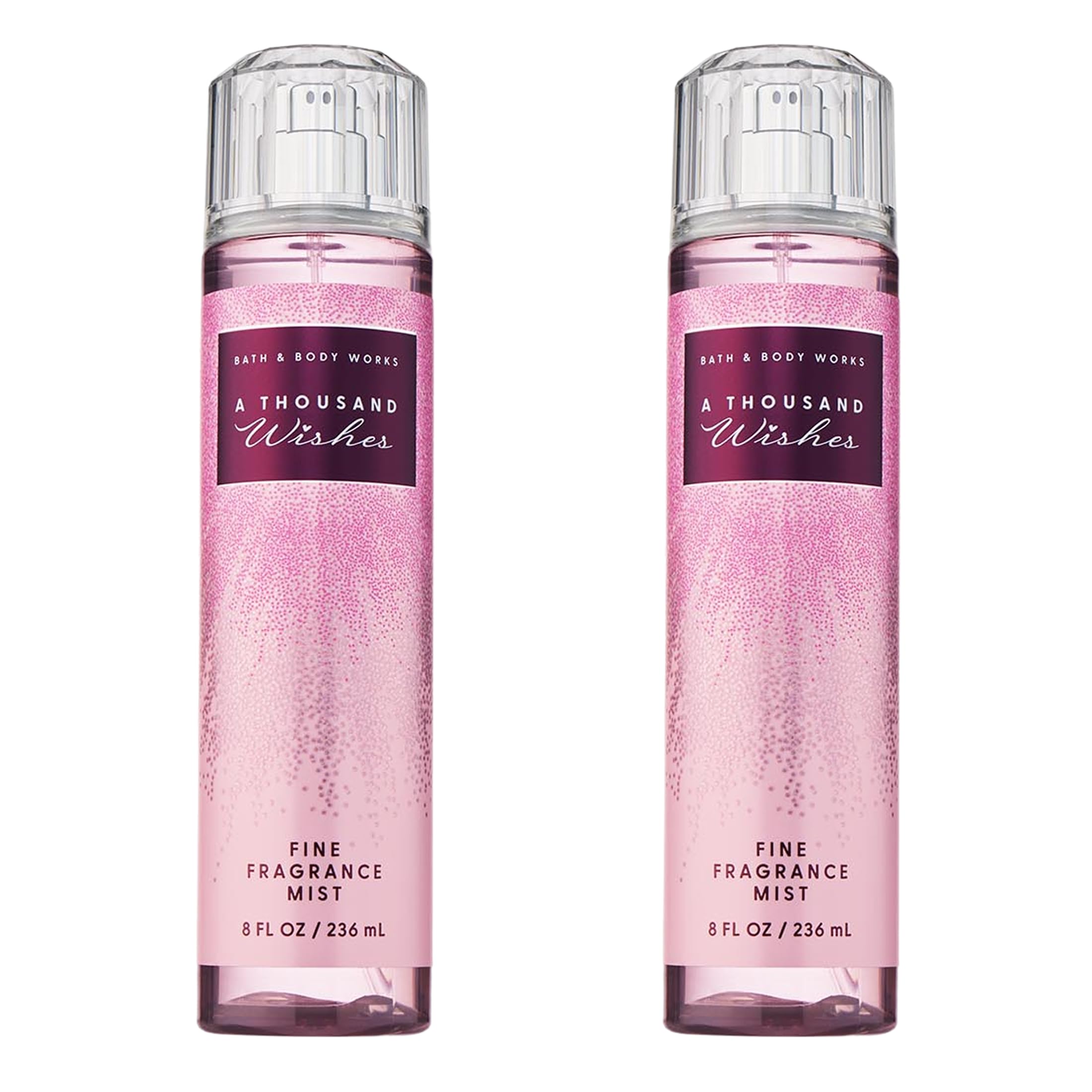 (Set of 2) - Bath & Body Works Fragrance Mist, A Thousand Wishes. 8fl oz/ 236ml Each by Bath & Body Works