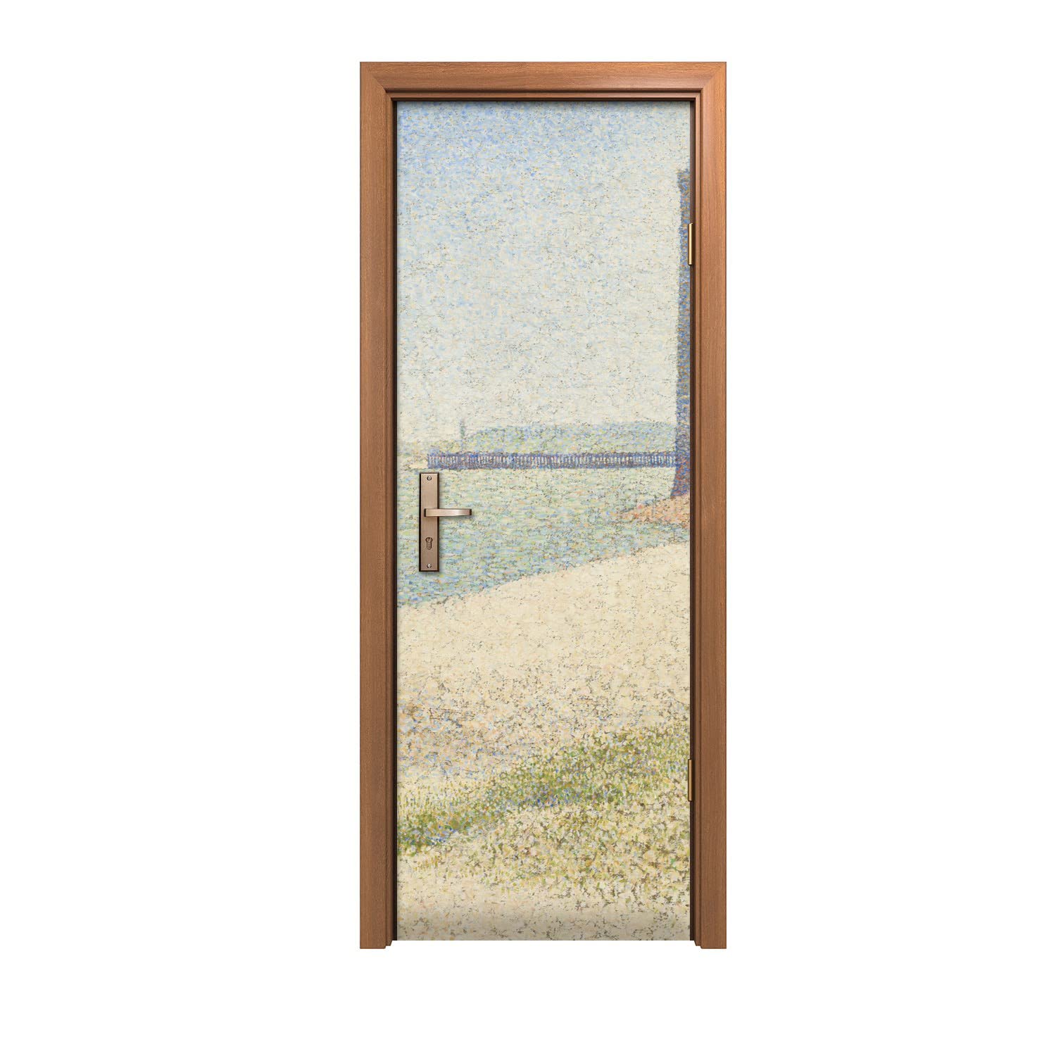 Autocollant de porte phare 70x200 cm Coloray pour décoration murale