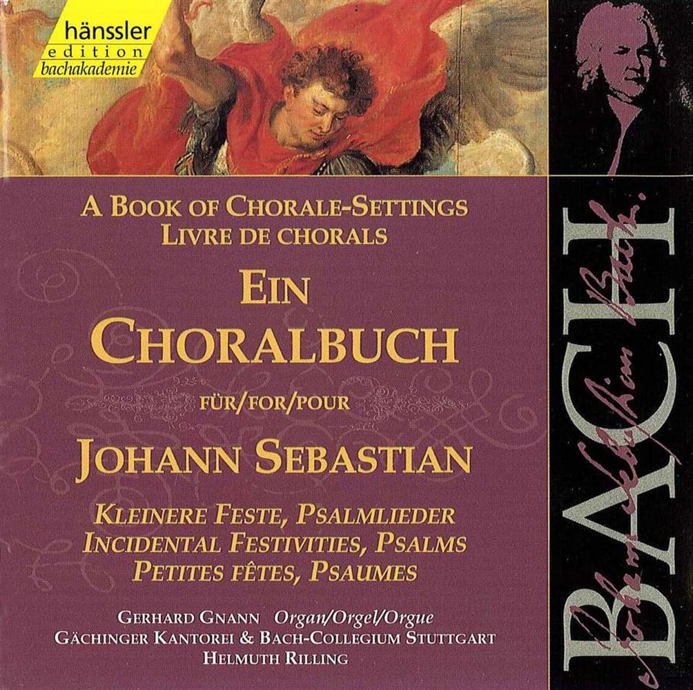 Bach: A Book of Chorale Settings, 5 - Incidental Festivities; Psalms (Edition Bachakademie Vol 82) /Rilling