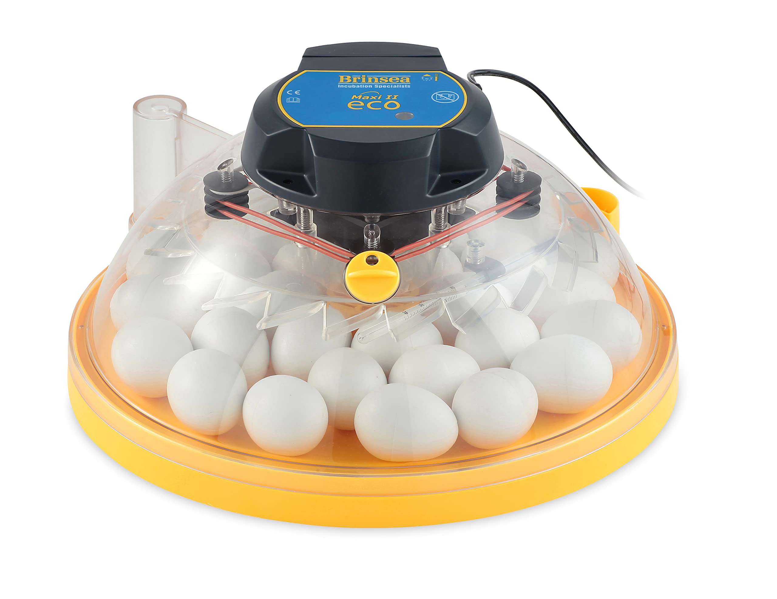 BRINSEA Incubadora Maxi II Eco - Capacidad para 30 Huevos de gallina- Incubadora analógica con volteo Manual - Apta como nacedora