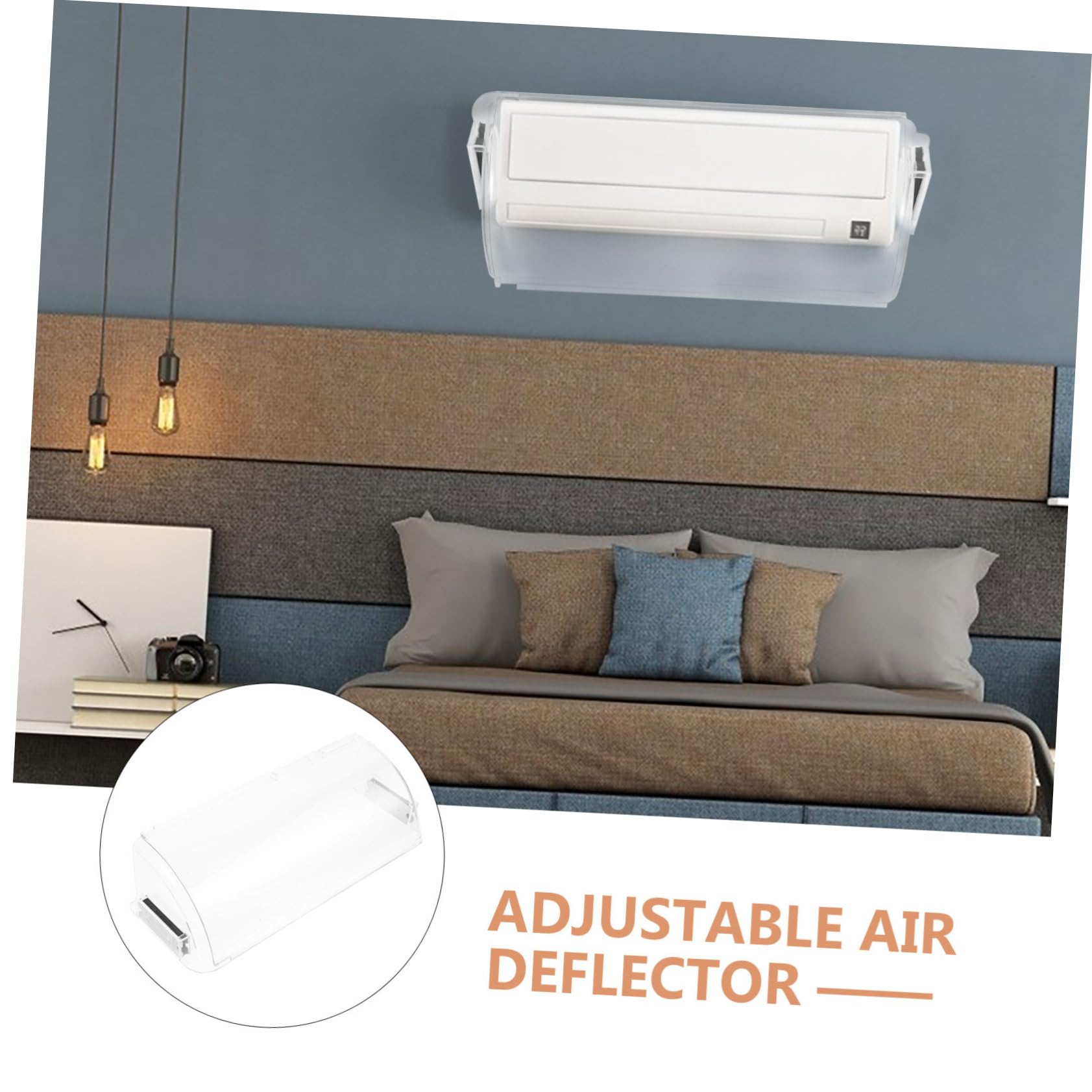 Veemoon Deflector De Aire Acondicionado 2 Unidades Ajustable Cubierta De Ventilación Antidirecto