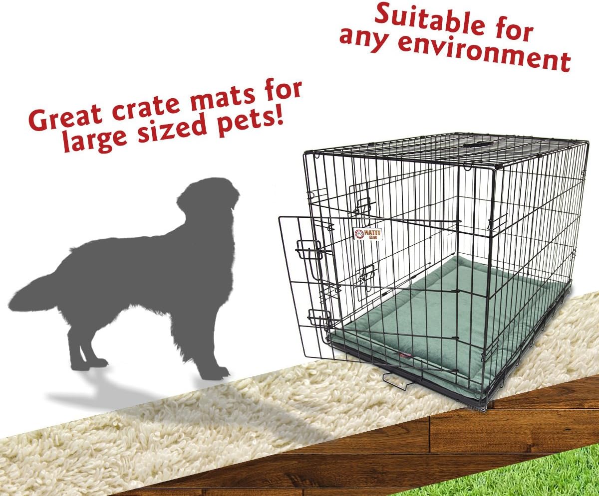 Majestic Pet 720570929937 Villa Crate Dog Bed Mat, Azure Blue, 42"