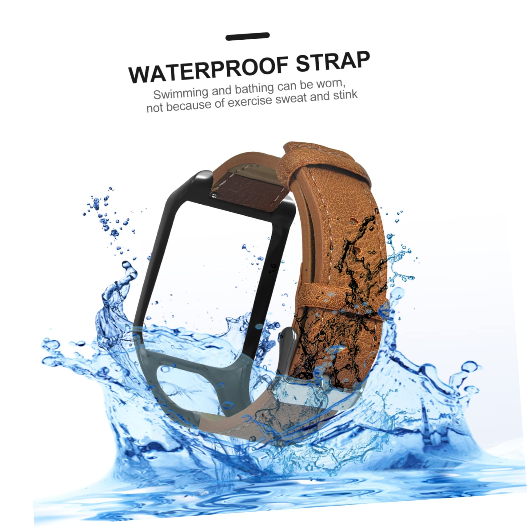 Homoyoyo Retro Textured Watchband Replacement for for Christmas Birthday Festivals