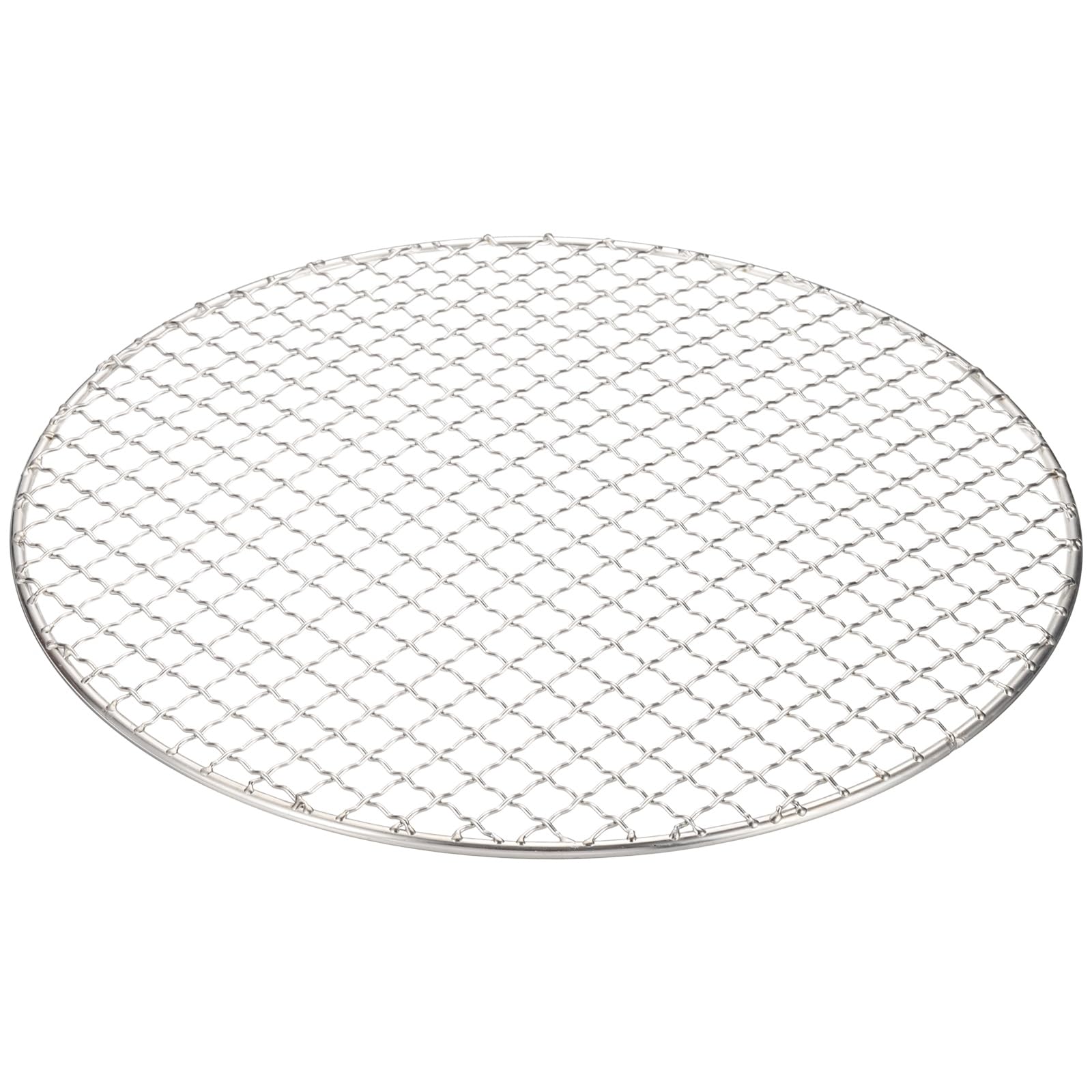 Grille de barbecue ronde de 30,5 cm en acier inoxydable pour vos repas en extérieur