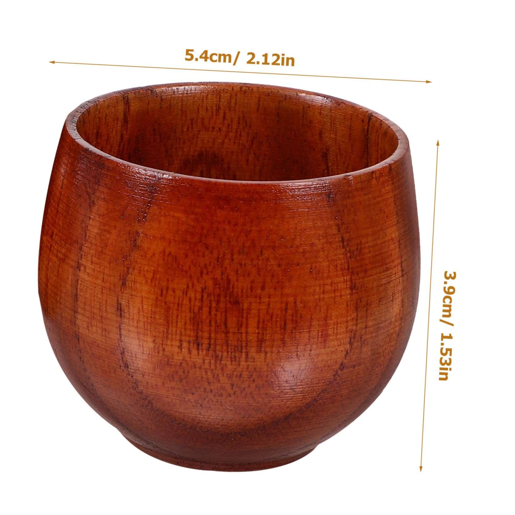 BRIGHTFUFU Elegant Wooden Sake Cups Teacup Set for Party Japanese Tea Cup Collection