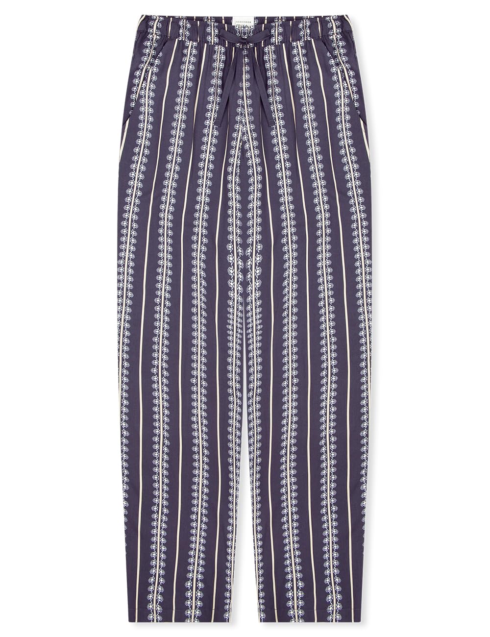 Schiesser Damskie spodnie do spania, długie spodnie tkane, mieszanka + relaksujący dół od piżamy, Multicolor 5_180460, 42