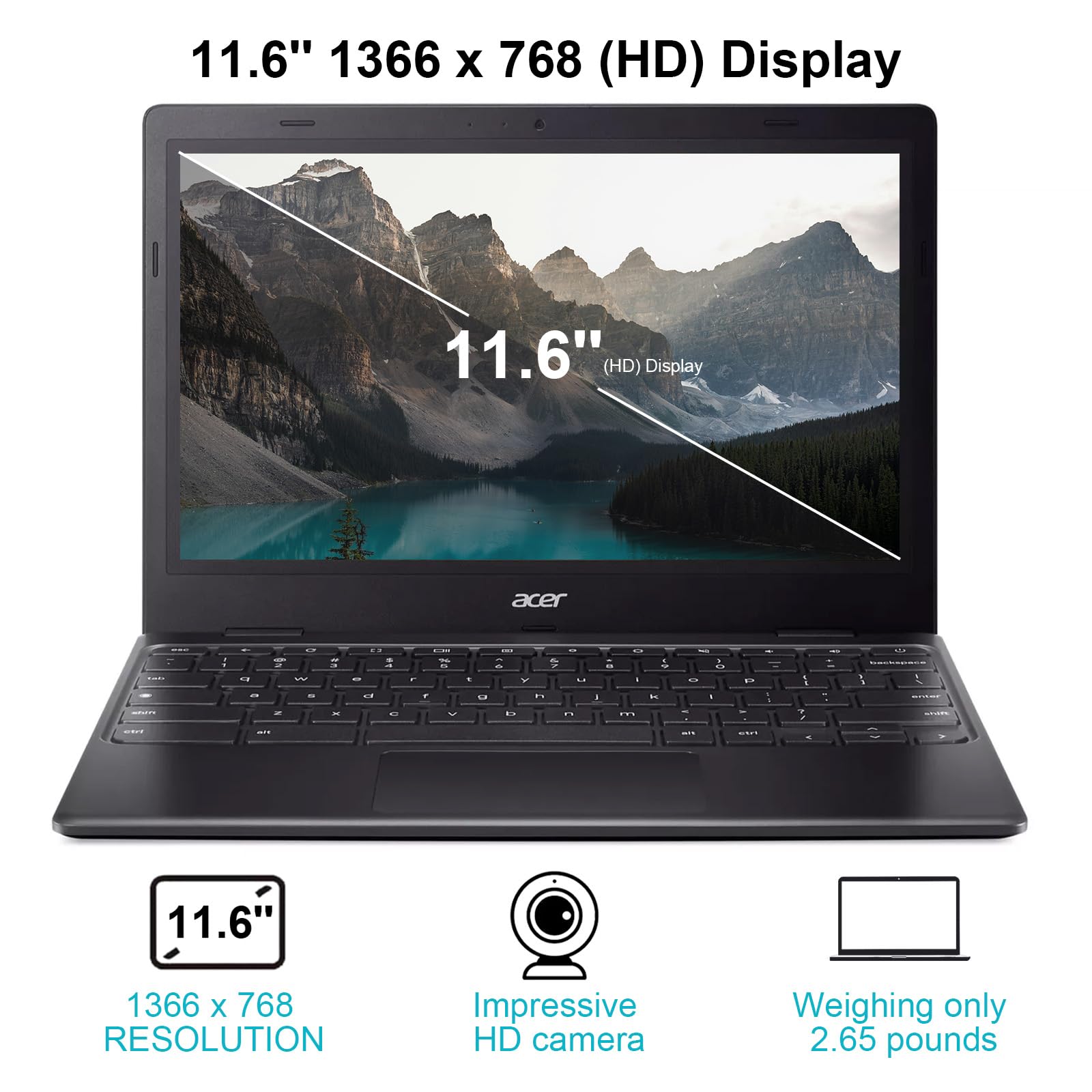 Amazon.com: acer 311 Chromebook Laptop, 11.6'' HD IPS