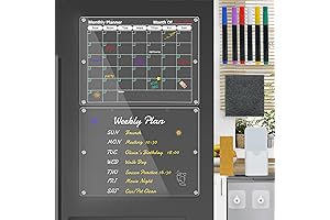 Merrynine Magnetic Calendar for Refrigerator - Keep Your Life Organized