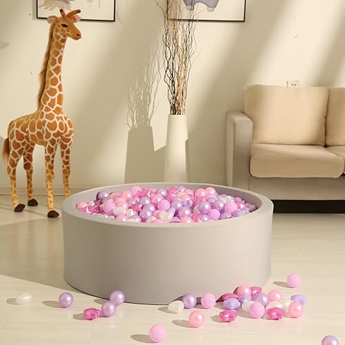 Miniatura 52 de GOGOSO Pelotas para niños pequeños, paquete de 50, 100, 200 bolas de plástico, sin ftalatos, sin BPA, no tóxicas, de 2.2 pulgadas, a prueba