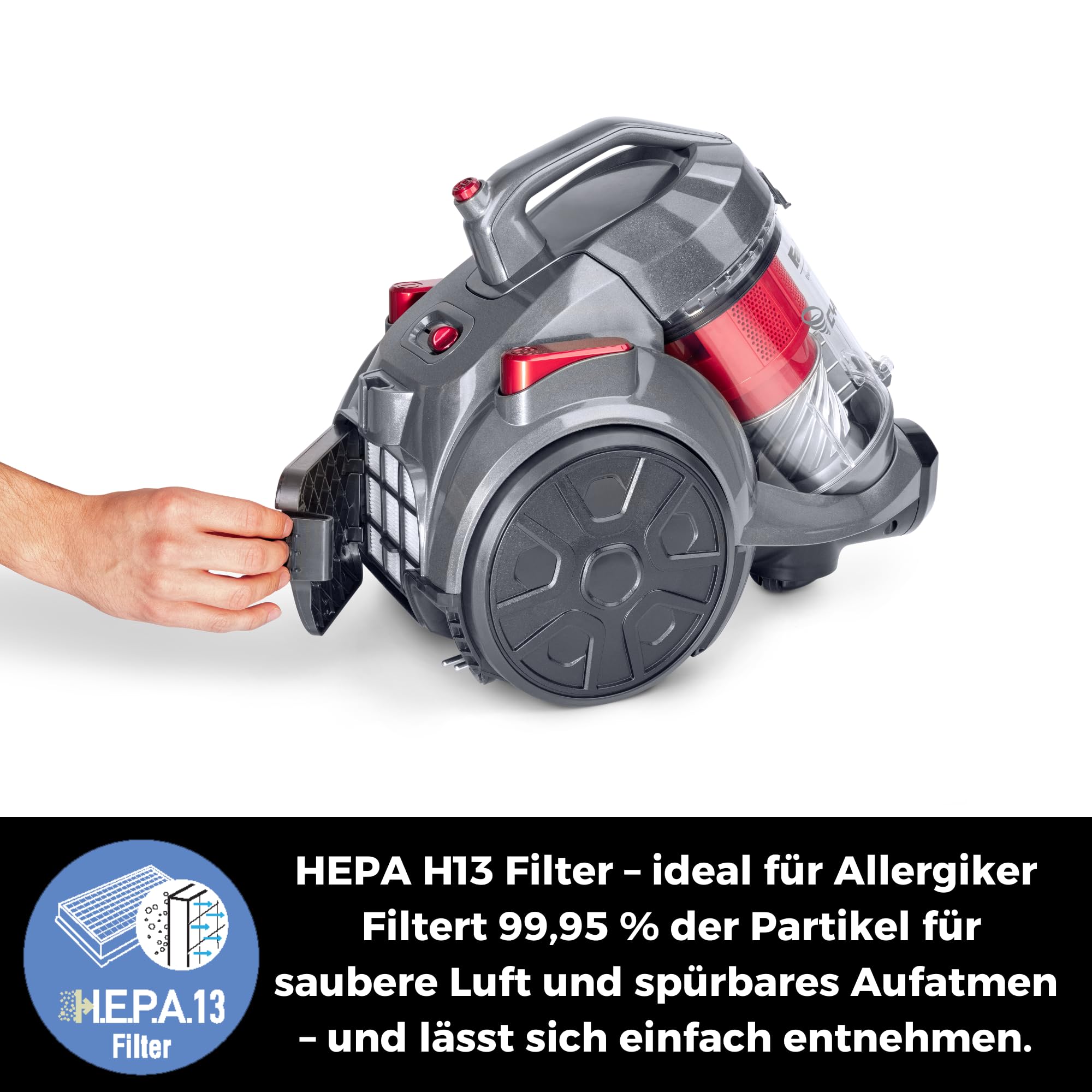 Fakir 3693003 Staubsauger BL240 beutellos