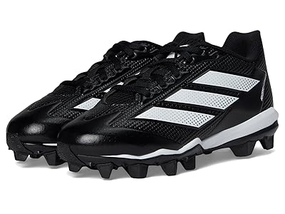 adidas Kids Adizero Instinct 2.0 Molded Softball Cleats (Toddler/Little Kid/Big Kid) Kids Shoes Black/White/White : 1.5 Little Kid M