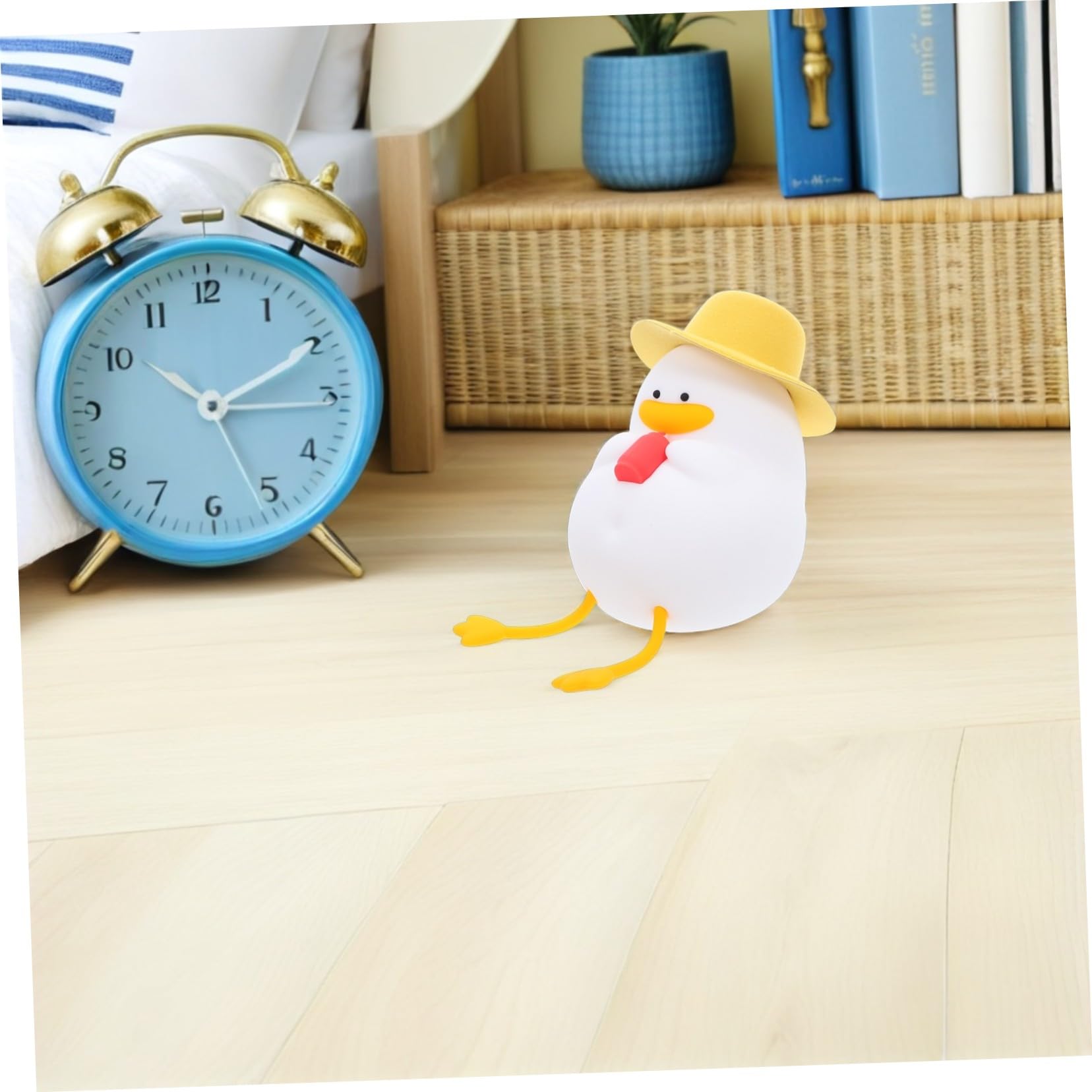 Lampada Papera in Silicone Morbido LED Cartoon Portatile per Cameretta Ragazzo Ragazza Luce Calda con Controllo per Allattamento e Decorazione Scrivania