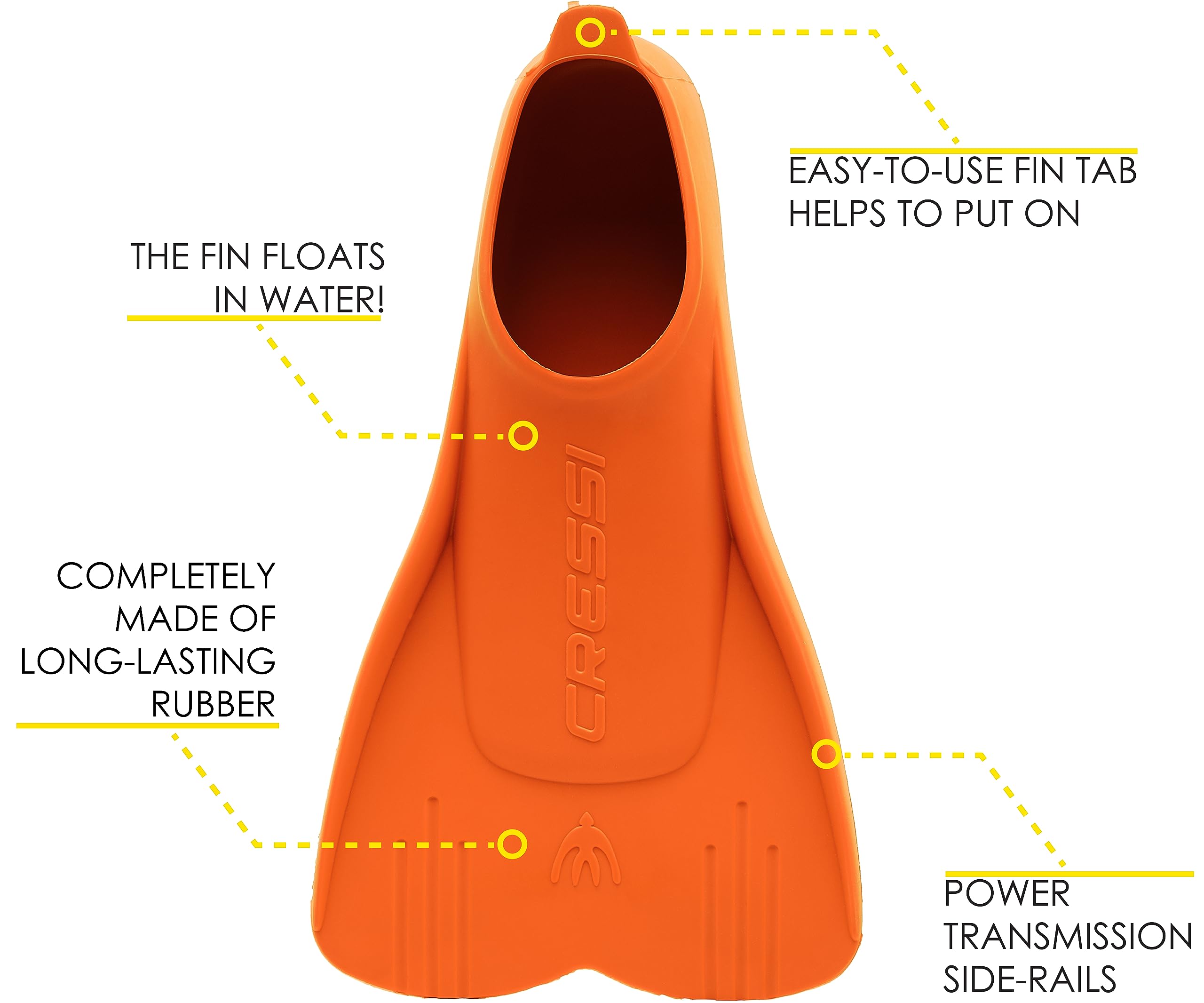 CRESSI Mini Light Fins - Aletas Cortas Unisex niños