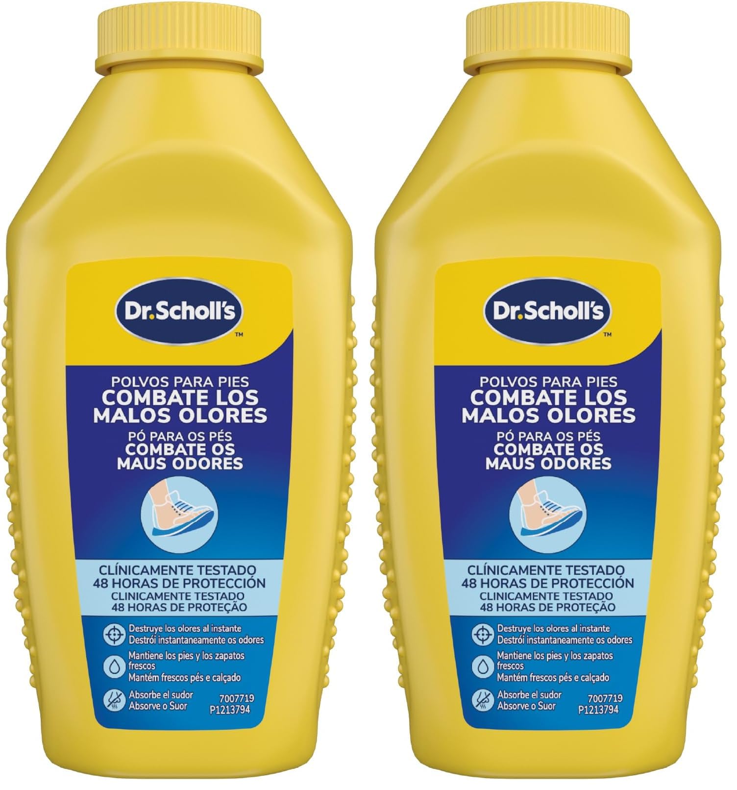 Dr. Scholl's Odor-X Ultra Antiolores, 6.25 oz - Fórmula sin talco que elimina los olores al instante, absorbe el sudor, protección garantizada contra el mal olor durante todo el día (Paquete de 2) en oferta en Amazon