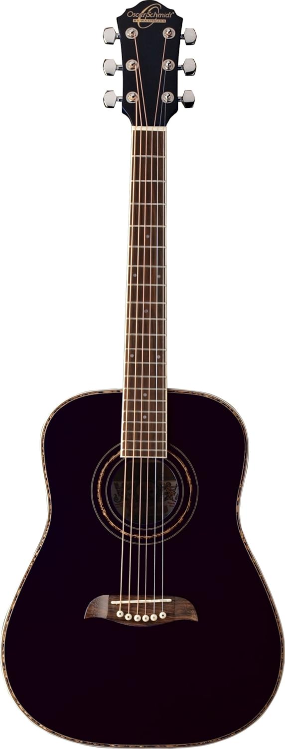 Oscar Schmidt OGHS-A 1/2 Dreadnought Acoustic Guitar. Natural Spruce