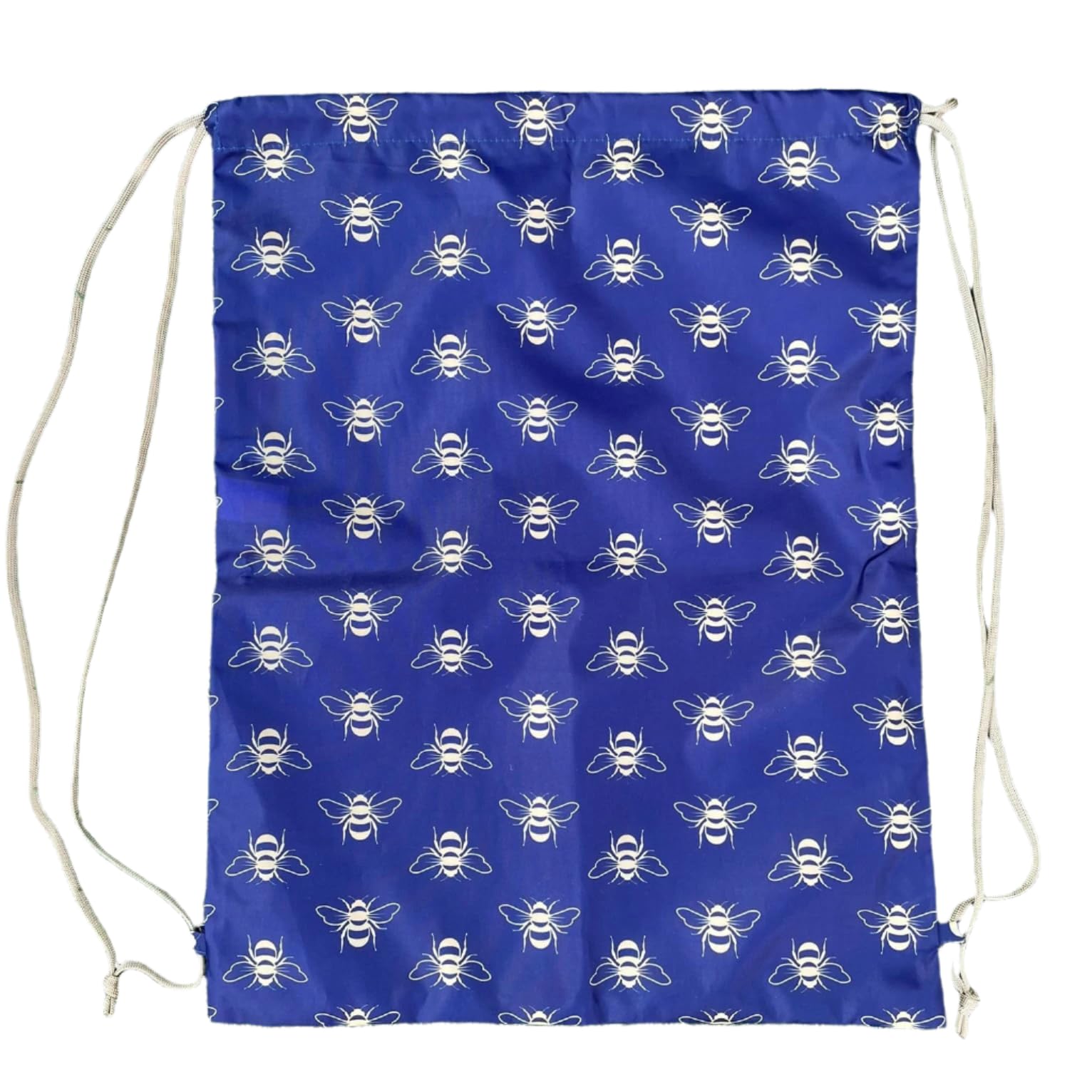 BundleBean - Drawstring Bag - Universal Fit - Great as a PE, Sports, Gym or Swimming Bag - Perfect for Holidays (Gold Bees)