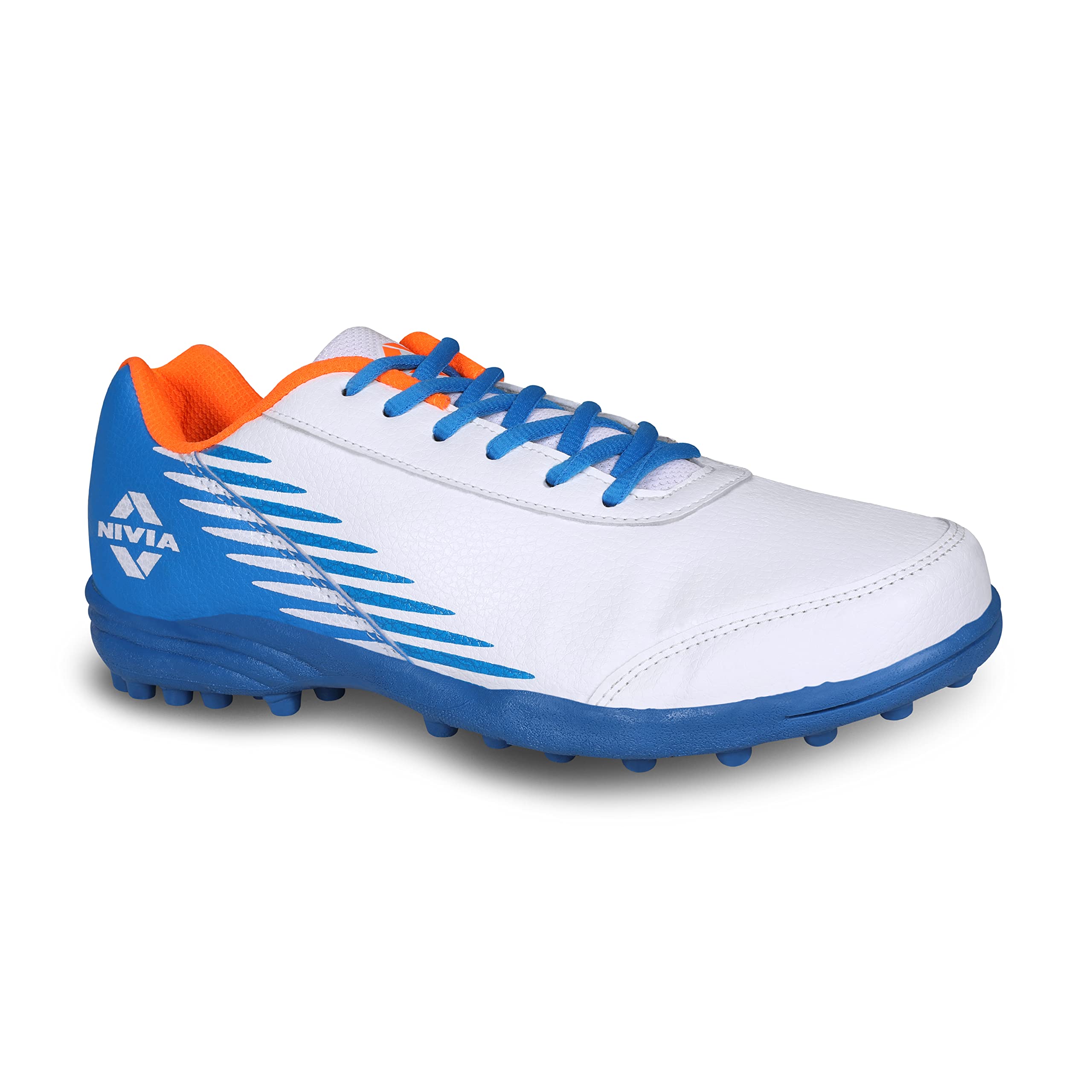 See full amazon price history chart for Nivia Men Hook 2.0 Synthetic Leather | Cricket Shoes for Men | PVC Outsole with Die-Cut Soft NR EVA Sockliner for Sports, (White-Blue) UK-6 Nivia Men Hook 2.0 Synthetic Leather | Cricket Shoes for Men | PVC Outsole with Die-Cut Soft NR EVA Sockliner for Sports, (White-Blue) UK-6 (B09RN5HD94) Amazon Price History, Amazon Price Tracker