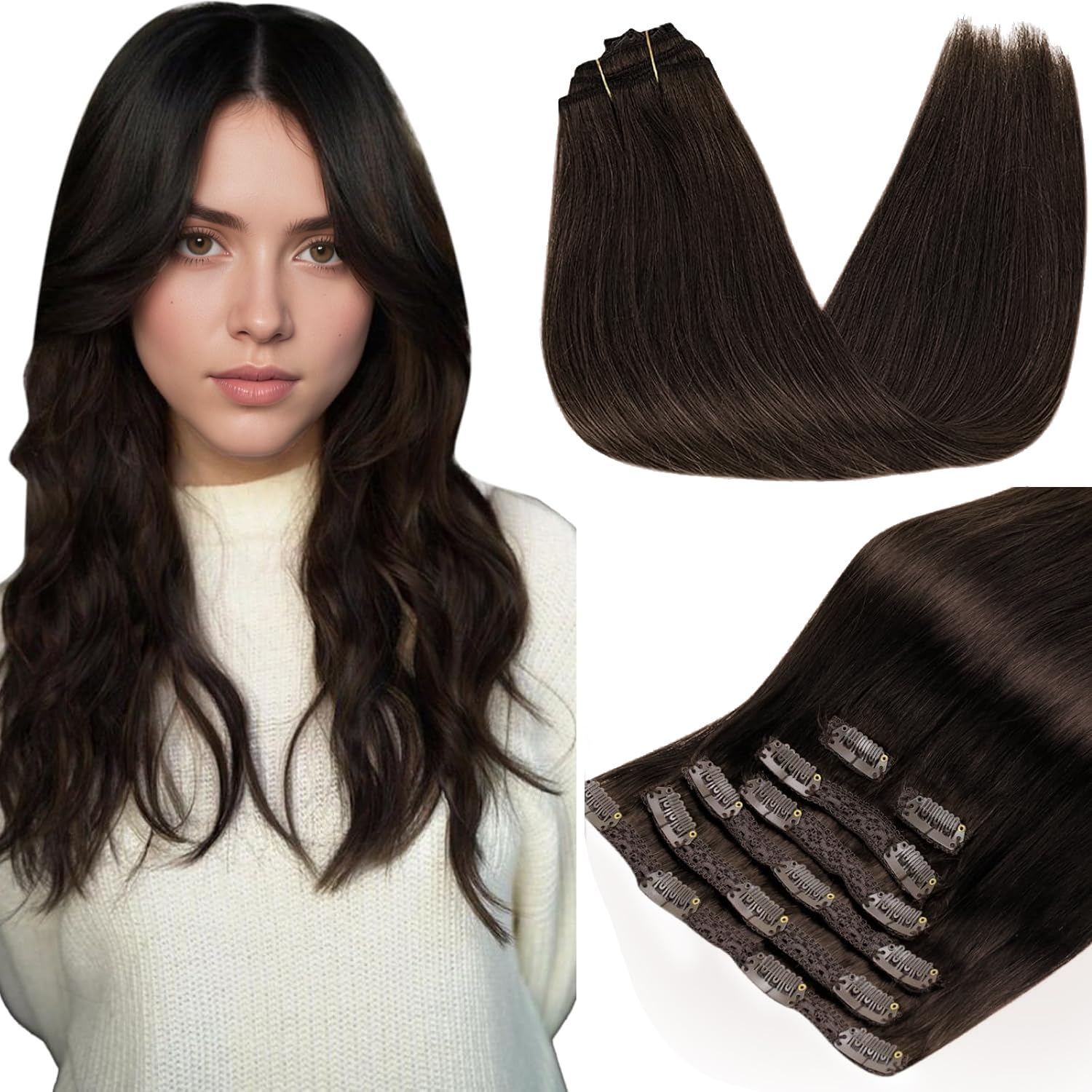 RUNATURE Extension Clip Cheveux Naturel : Le Démêlage Est-il le Prix de la Beauté ?