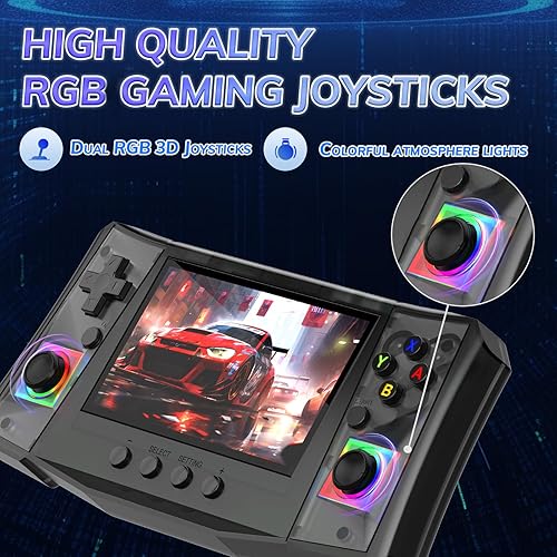 Miniatura 5 de FVBADE Consola de juegos portátil 50000 en 1 R50 Ultra de 5.5 pulgadas, pantalla IPS, mini consola retro de 4000 mAh, Arcade de bolsillo portátil