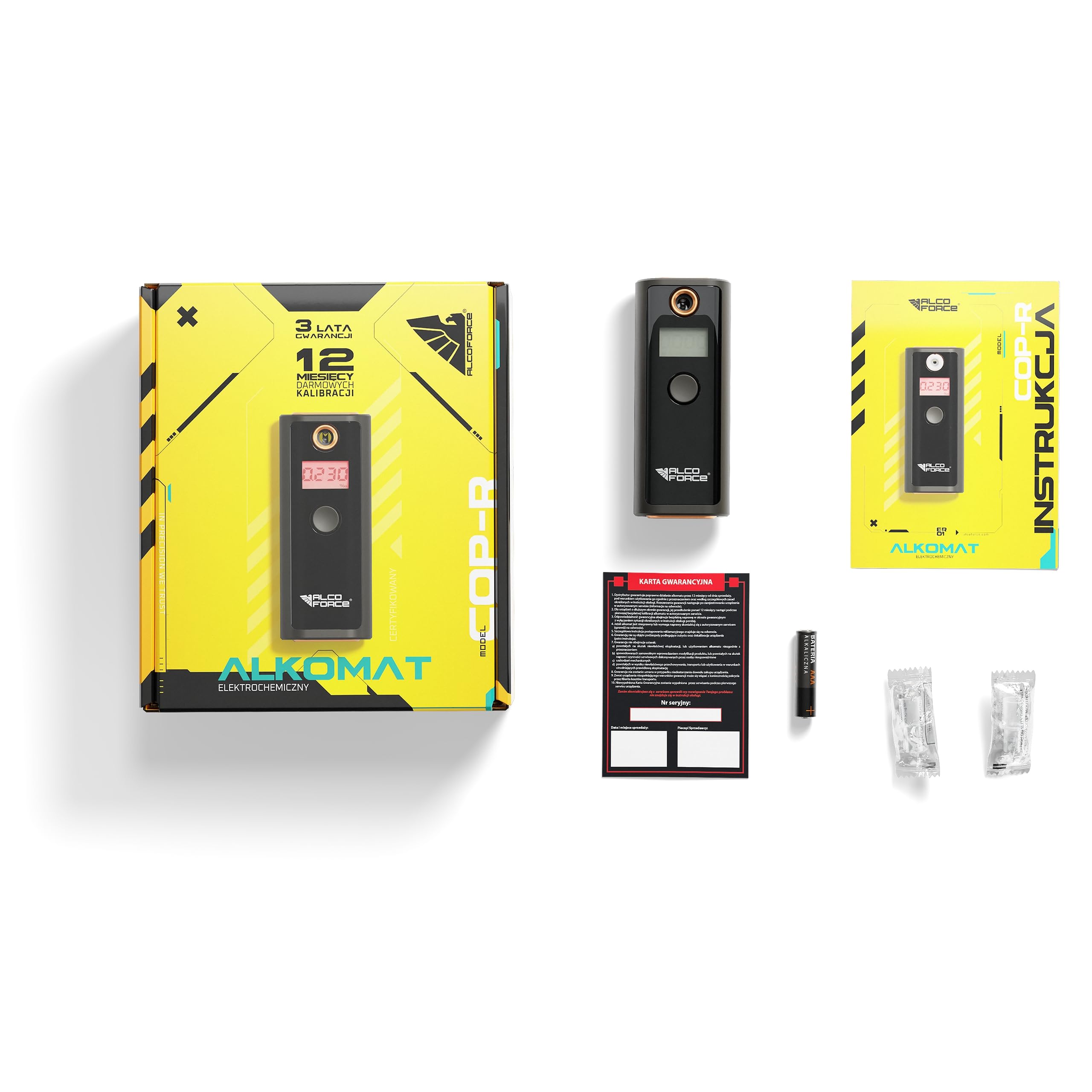 Alkomat elektrochemiczny Alcoforce Professional 2.0