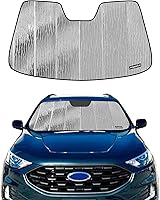 Vista 1 de Parasol para parabrisas Pigenius para Ford Edge 2015-2024, protector solar de ajuste personalizado para ventana delantera - AstraGuard