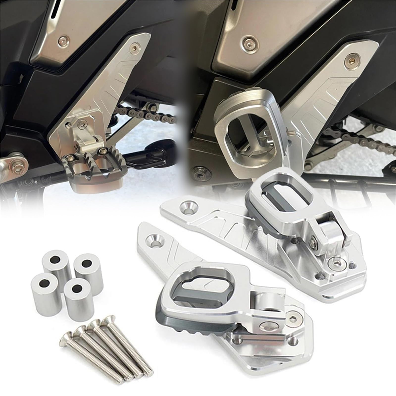 Repose-Pieds Moto X-ADV 750 Pliables pour Partir en Duo en Toute Sérénité - 8
