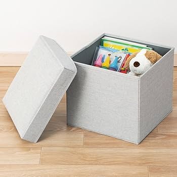 Amazon｜ニトリ(NITORI) 収納スツール Sサイズ グレー 8090638