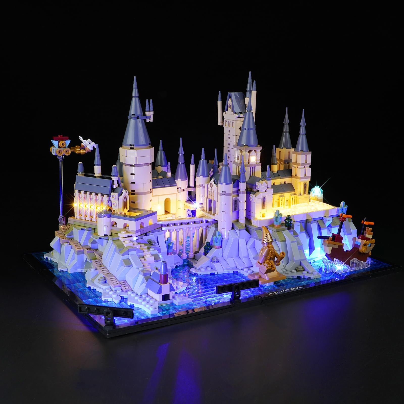 LED Lighting Kit for Hogwarts Castle and Grounds, Compatible with Lego 76419 Building Block Models