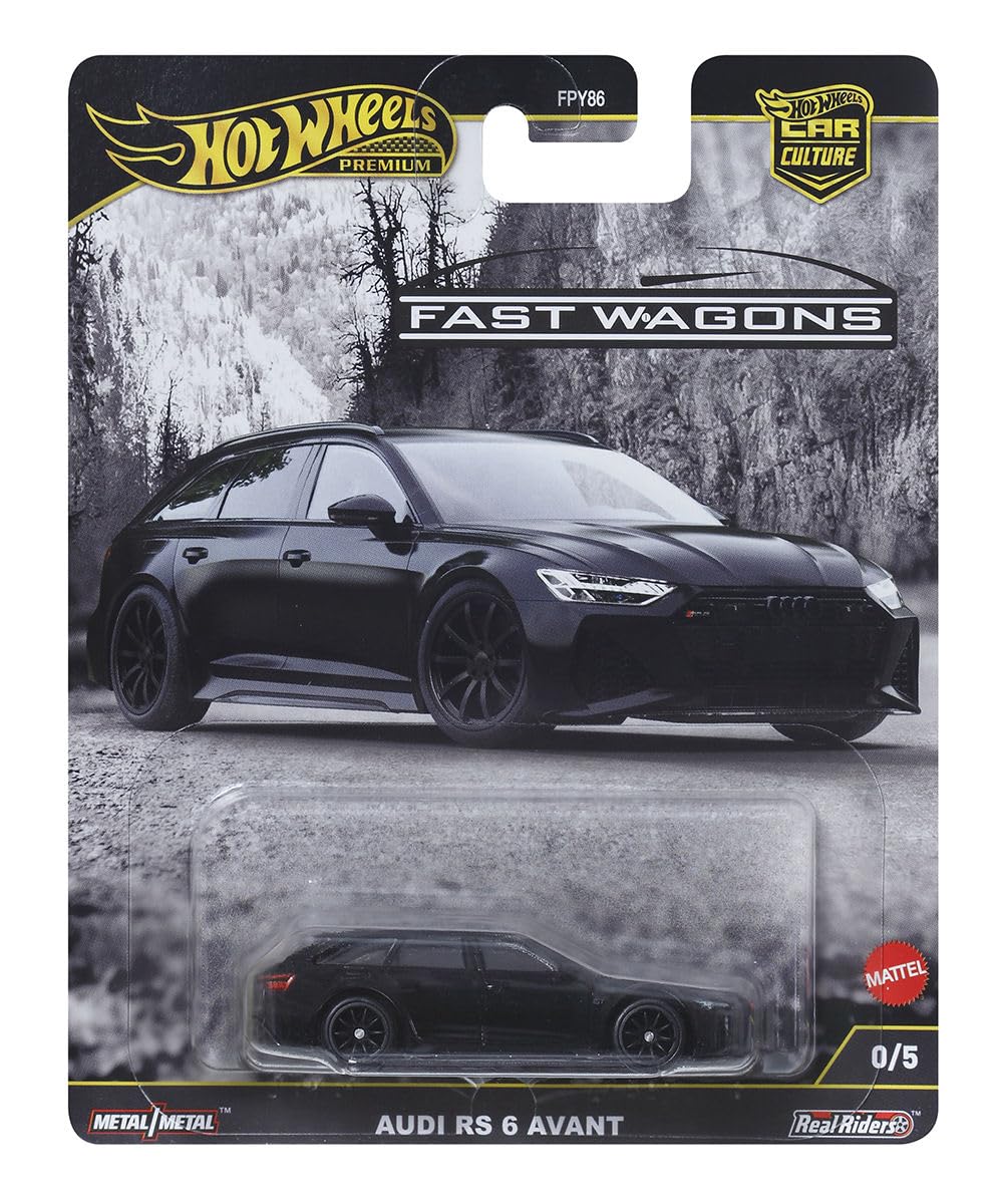Hot Wheels カーカルチャー AUDI RS 6 AVANTチェイスカー Amazon.com: Hot Wheels Premium Car Culture 2025 Fast Wagons