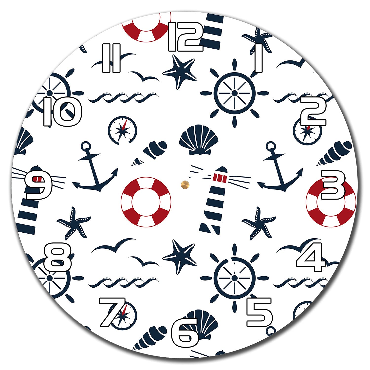 Horloge en verre de sécurité 30 cm Coloray, une décoration murale haut de gamme