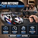FLYTEK RC Drift Racing Car 1:24 Scale 4WD 2.4GHz 20 Kmph (White and Red) gallery image