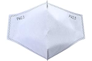 New 5-Layer Activated Carbon Filter Inserts for Kn95 Face Masks