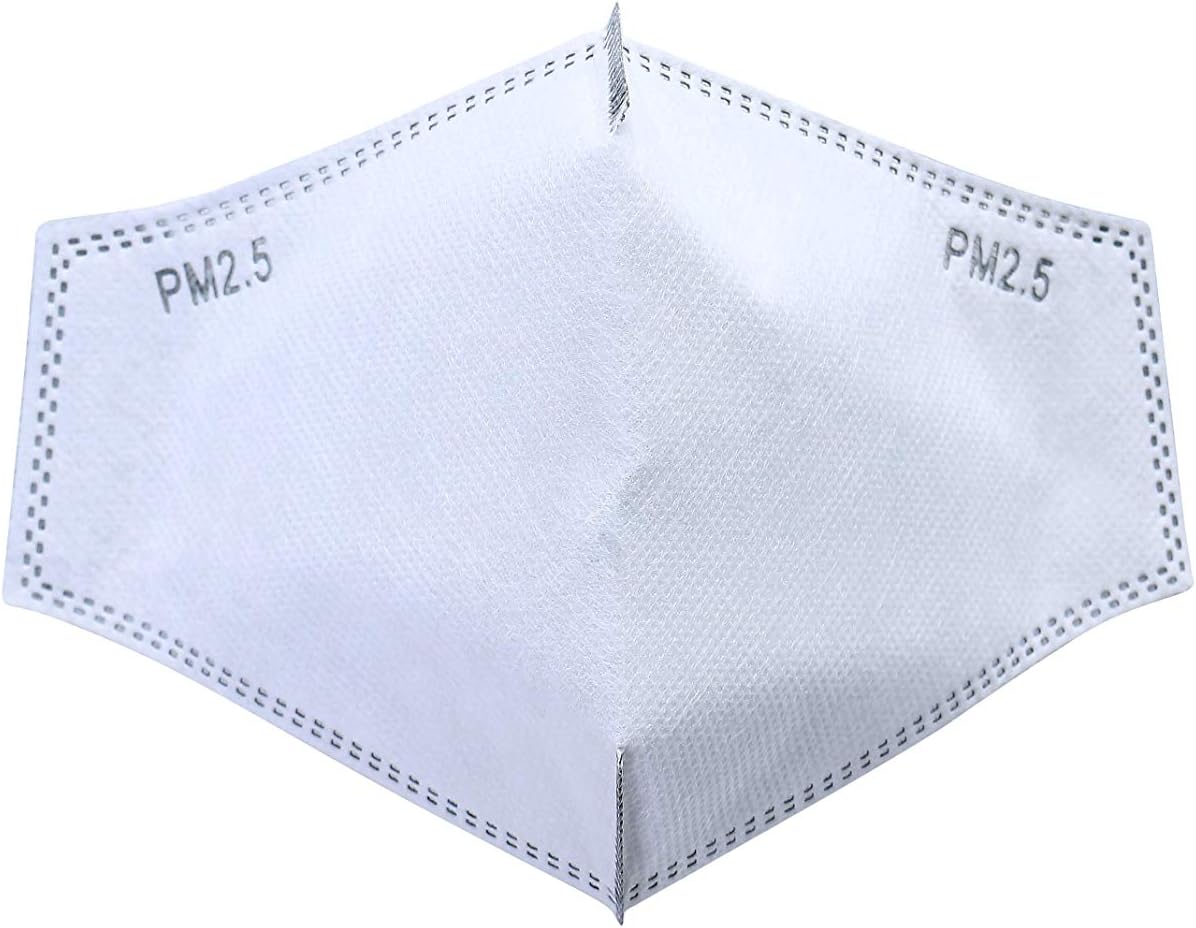 NEW 3D Cutting Five layers Activated Carbon Filter Replaceable Anti Haze Filter Paper larger protection area(SHIP FROM USA)