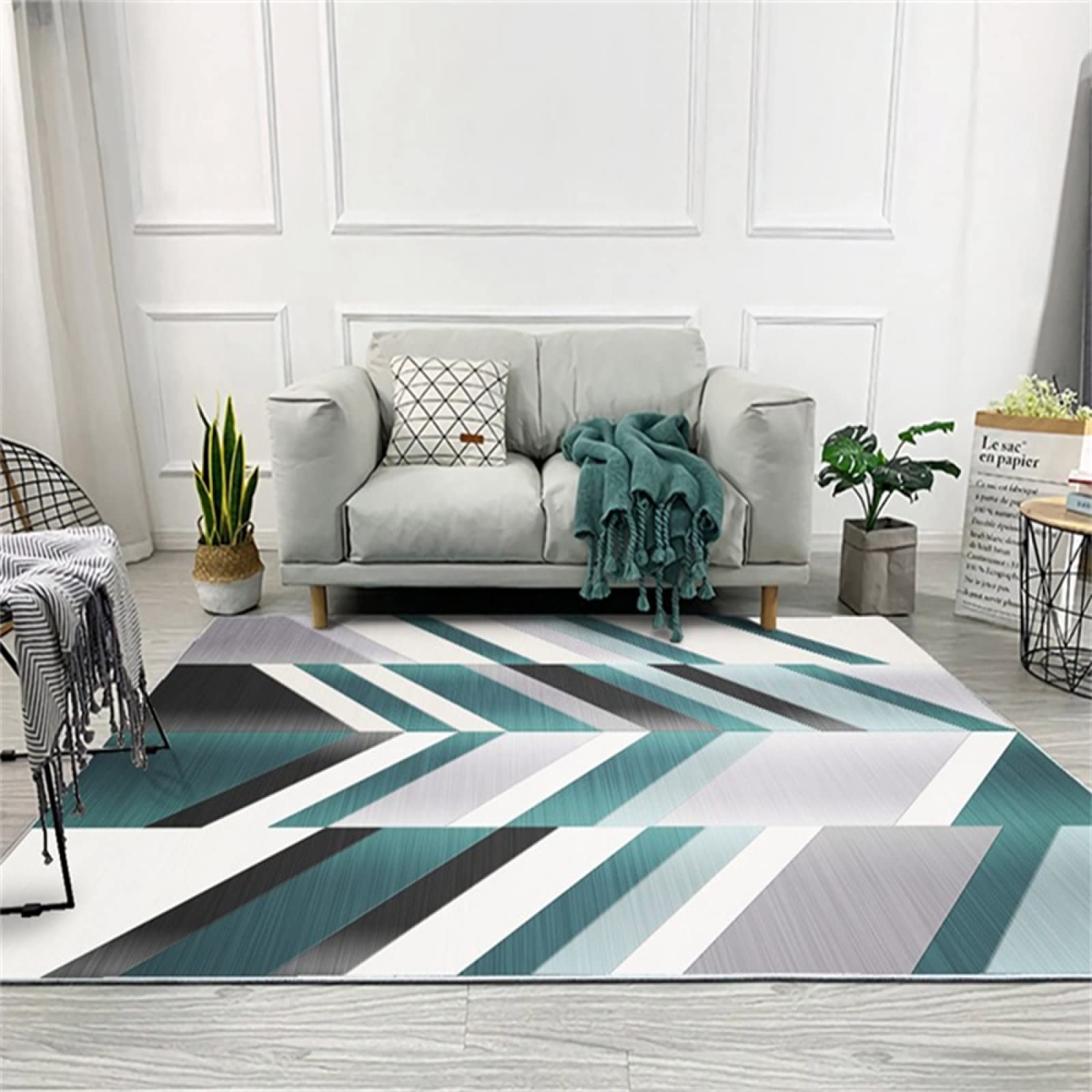 Tapis eau bébé lavable pour protéger le sol du salon avec style