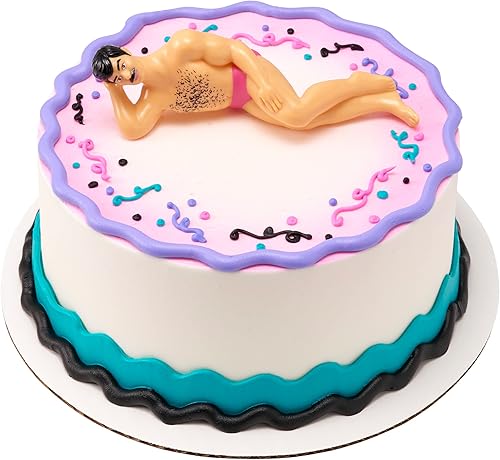 Miniatura 6 de DecoSet Foxy Fran - Kit de decoración para tartas, 1 pieza para fiesta de soltero, exhibición de celebración reutilizable