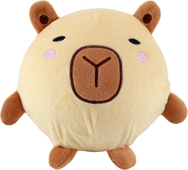 I-TOTAL® - Cojín Suave Squishy de Espuma Viscoelástica con 14 cm de Diámetro, Almohada Squishy (Capybara) - 1