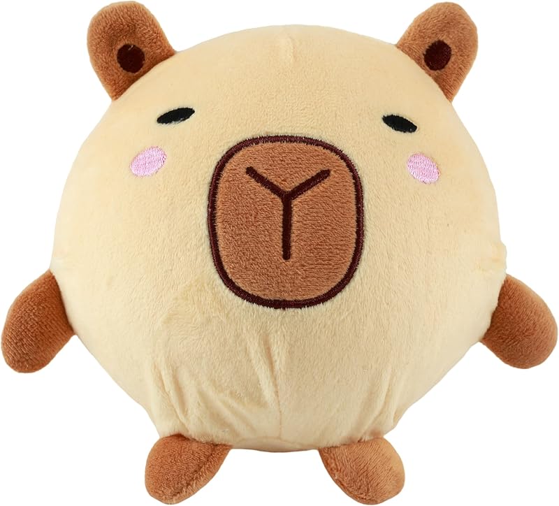 I-TOTAL® - Cojín Suave Squishy de Espuma Viscoelástica con 14 cm de Diámetro, Almohada Squishy (Capybara)