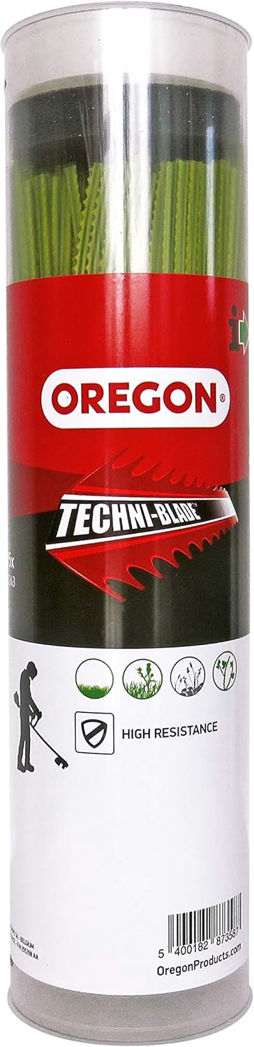 Oregon Flexiblade Pre-cut Serrated Heavy Duty Trimmer Line for Brambles and Undergrowth, Individual Nylon Lines for Heavy Duty Strimmer Work, 3 mm x 26 cm Lines - x 35 Pieces (111114E)