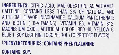 Vista 43 de Crystal Light Mezcla de bebida en polvo sin azúcar Energy Grape On-The-Go 120